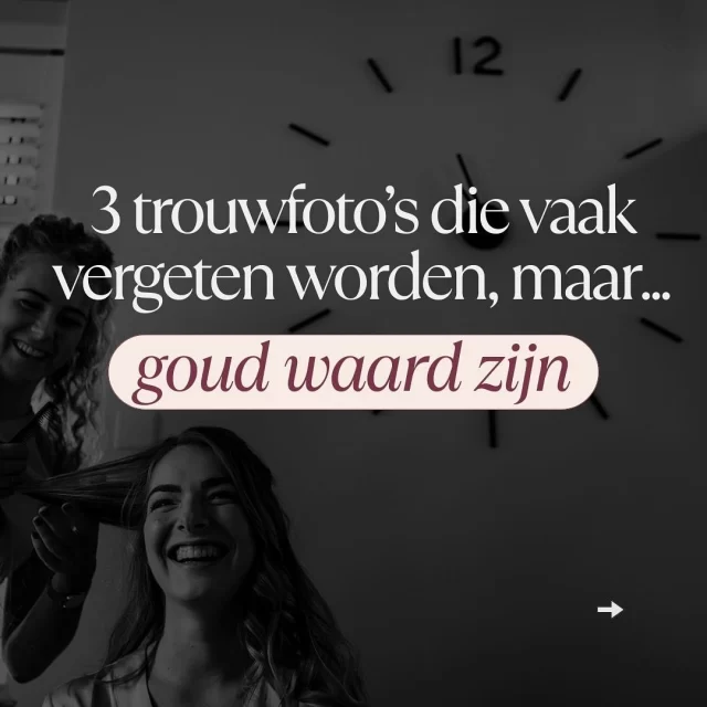 Niet elke foto hoeft ‘perfect’.

Soms zit de magie juist in het ongepolijste, het onverwachte.

👉 Dit zijn drie beelden die ik altijd probeer te vangen – en die koppels later het meest raken.

💬 Welke zou jij graag terugzien in je album?

#trouwfototips #onvergetelijkmoment #detailsmakenhetverschil #meerdaanfotos 
#trouwdagvolgevoel #echtemomenten #documentaryweddingphotography